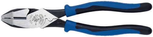 Klein j2000-9necr 9&#034; journeyman high-leverage side-cutting pliers - crimping for sale
