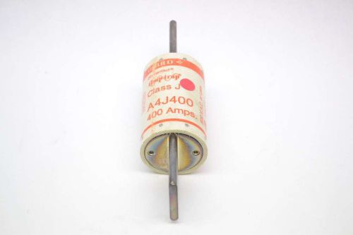 New gould shawmut a4j400 amp-trap class j hrci-j 400a amp 600v-ac fuse b428862 for sale