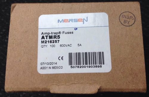 100 mersen atmr5 fuse lot 5amp amptrap fuses huge ferraz shawmut lot best offer for sale