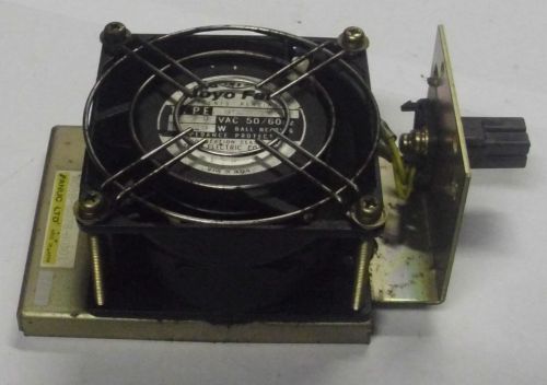 Fanuc fan assembly, a06b-6078-k001 9xb, ut857cg (r), used, warranty for sale