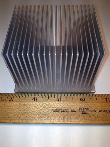 4 Used Med-Lg Aluminum Heat Sink Amp Led Heat Exchanger Transistor Ham Radio DIY