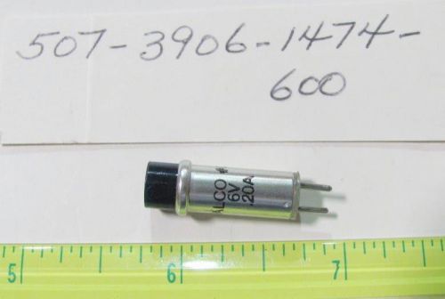 1x Dialight 507-3906-1474-600 6V 20mA Short Cyl Blue Incandescent Cartridge