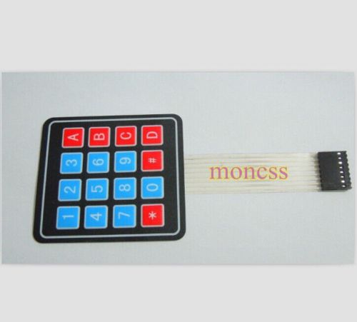 10pcs 4 x 4 matrix array 16 key membrane switch keypad keyboard new for sale