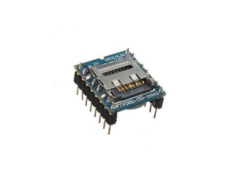 U-disk audio player sd card voice module  sound module wtv020-sd-16p for arduino for sale
