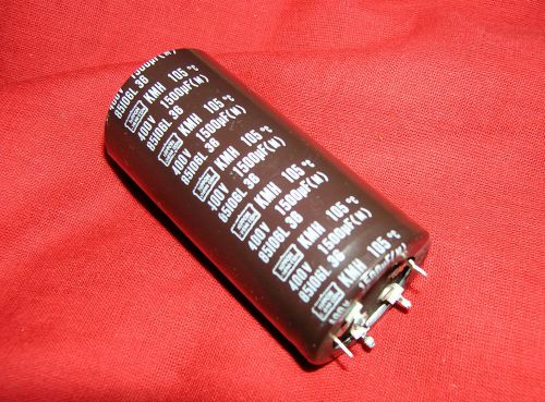 1500uf 400v 1500 uf nippon electrolytic capacitor lot of 8 for sale