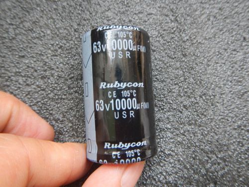 24pcs,rubycon 63v 10000uf electrolytic capacitor 30x51 for sale