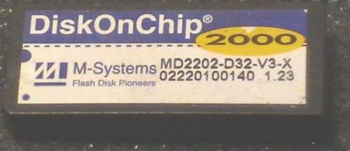 M-systems disk on chip 2000 32mb md2202-d32-v3-x 1.23 diskonchip for sale