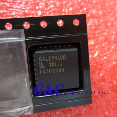 2pcs ic gal22v10d gal22v10d-10lji  lj plcc28 galer   new goog quality for sale