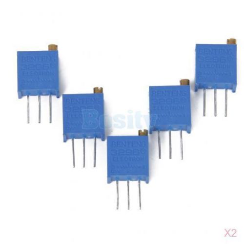 10pcs 20K ohms 3296W-203 Trimmer Trim Pot Resistor Potentiometers DIY Kits