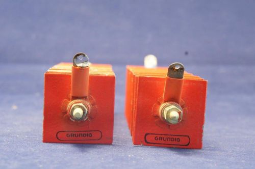 Pair of Vintage AEG / Grundig Selenium Rectifier 30x30x120mm 230V / 350mA