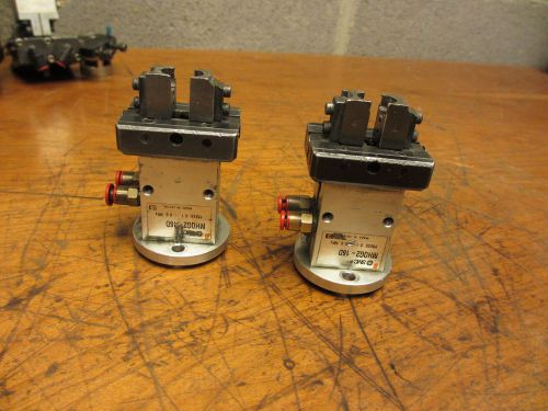 Smc pneumatic grippers lot of 2 mhqg2-16d for sale