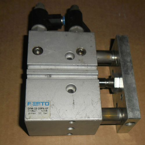 Festo Pneumatic Double Acting Guided Air Cylinder DFM-25-20PA-GF 170847