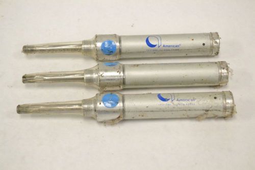 LOT 3 AMERICAN CYLINDER 750RN-1.50 1-1/2IN 3/4IN PNEUMATIC AIR CYLINDER B307362
