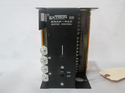 NEW EXTRON 112-301 CONTROL SNAP-PAC VARIABLE SPEED DC 1HP MOTOR DRIVE D291163