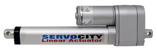 ServoCity 12V Heavy Duty Linear Actuator - (25lbs Thrust) 6&#034; Stroke