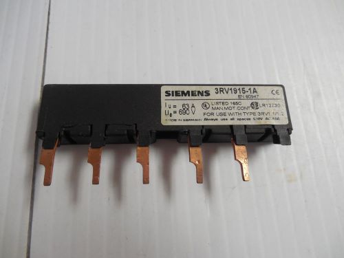 Siemens line side feeder 3rv1915-1ab 3rv19151ab 63a 63 a amp 690v for sale