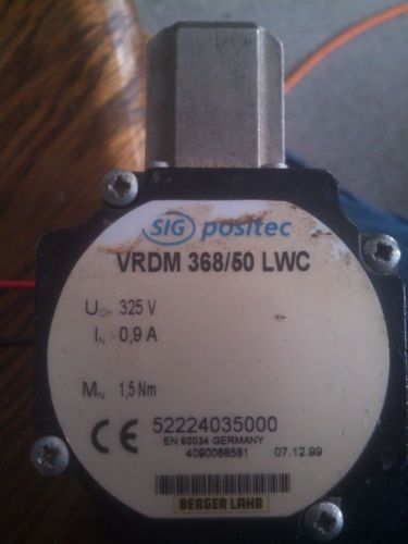 Sig Positec WRDM 368/50 LWC servo motor