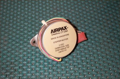 AIRPAX L82701-P1 STEPPER MOTOR 5-VDC OHMS/COIL 6.25 STEP-ANGLE 7.5°