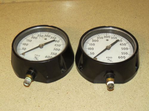 Two ashcroft duragauge 0-600 psig gauge for sale