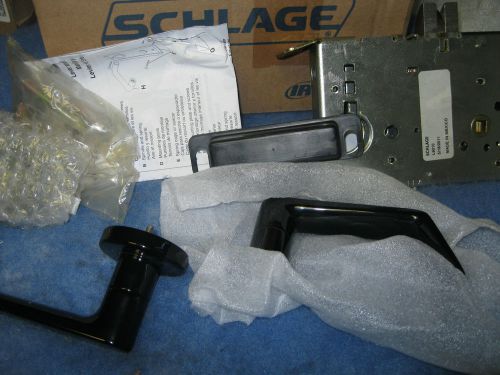 Schlage l9010 06a 716 passage function mortise lock powder coat black for sale