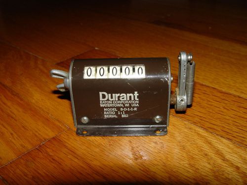 Durant Eaton 5-D-1-1-R  5-Digit Counter (5D11R) RATIO 1:1   Serial Number 582