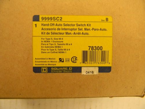 SQUARE D 9999-SC2 MOTOR STARTER SWITCH KIT AUTO/OFF/HAND NEW!