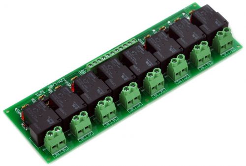 8 channel spst-no 30amp power relay module board, 12v version, 30a. for sale
