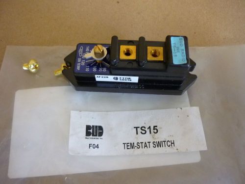 Lot of 2 bud radio ts-15 temperature controller no new for sale
