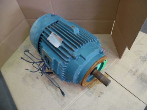 Reliance 20 hp xe duty master motor, fr 256tc, v 230/460, rpm 1760, used for sale