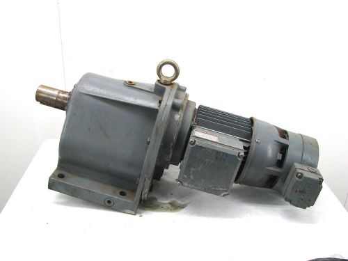 Bauer g43-10/dk94-241k-as/m gear motor 32.5 rpm 2 hp 230/460 vac w/brake for sale