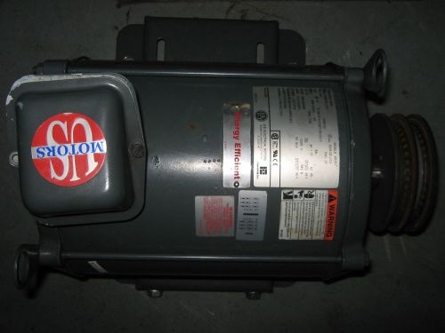 US Motors AE20Y AC Electric Motor, 7.5HP, 1765 RPM, 208-230/460 VAC, 3PH, Used