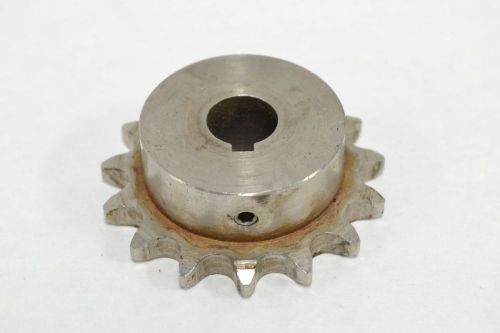 Tri clover 40b15ss stainless 15 teeth roller chain 5/8 in bore sprocket b258791 for sale