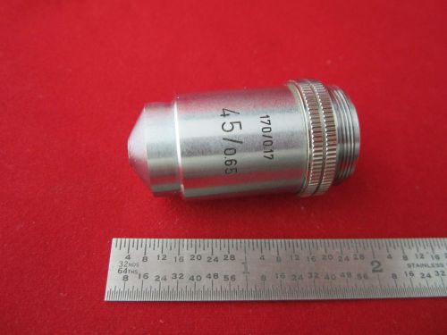 Microscope objective optics 45x leitz wetzlar germany #2-147 for sale