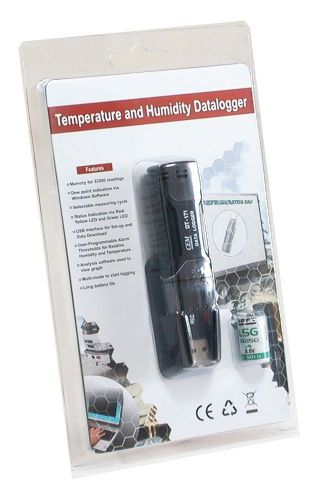 DT171 Digital USB Temperature Humidity Data logger Datalogger Tester 32K Samples