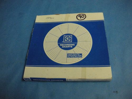 Graphic Controls 7-527 Chart Recorder Paper Box of 90 Sheets