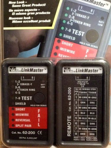 Ideal linkmaster utp/stp voltage tester for sale