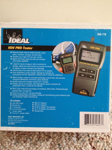 Ideal VDV Pro Cable Tester
