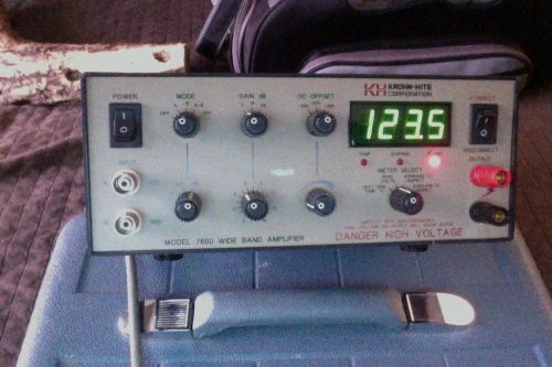 Krohn Hite 7600 amplifier