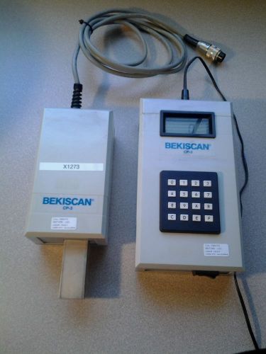 Bekiscan Model CP-3 Millimeter Micro Wave Reflectometer with Case.