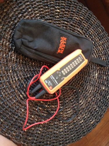 Klein tools et200 electronic voltage continuity tester led display with case for sale