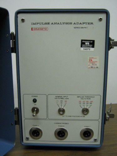 Dranetz 606 pa 6004/102 impulse analyzer adapter for sale