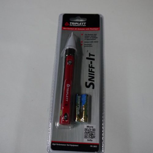 Triplett 9602 sniff-it non-contact ac voltage detector with flashlight for sale