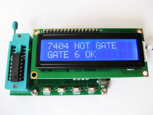 Ic tester 74 40 45 series lc logic gate tester digital led meter for sale