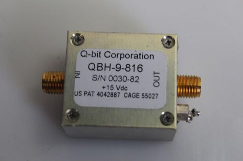Q-bit  qbh-9-816 microwave power   amplifier 10 mhz - 2000 mhz for sale