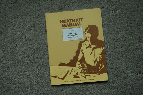HEATHKIT IG-1271 Original Manual with Schematic, Printed in Paper