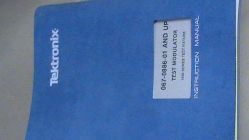 TEK Tektronix 067-0886-01 and UP 1450 Test Fixture Modulator Instruction Manual