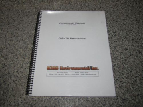 H2NS CPP-4794 USERS   MANUAL