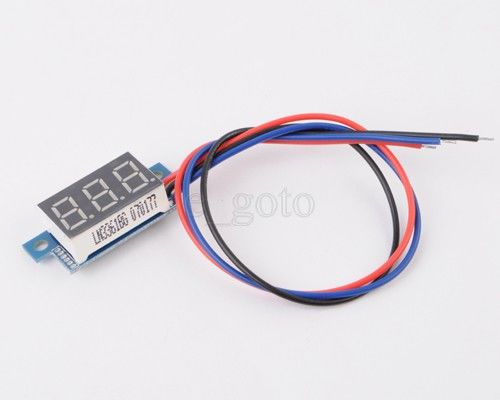 DC 0-99.9V Blue LED Panel Meter Digital Voltmeter