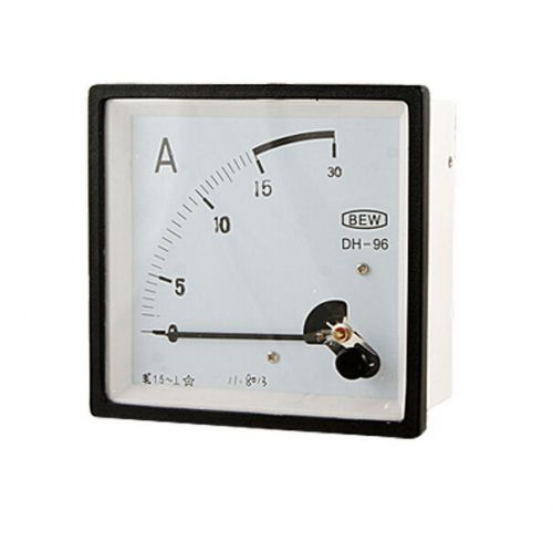 Square analog amp current meter ammeter gauge ac 0-15a for sale