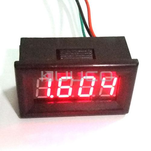 Dc voltage monitor meter dc 0-3.300v high-precision voltage panel red led for sale